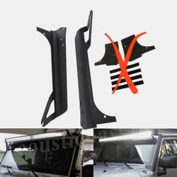 50" In TJ Light Bar Upper Windshield Mounting Bracket for Jeep Wrangler TJ 97-06