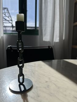 Chain Link Candle Holder
