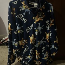 Bluey Polar Fleece Sweater Size XL (Runs Big)