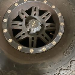 Set Of 5 Wheels And Tires