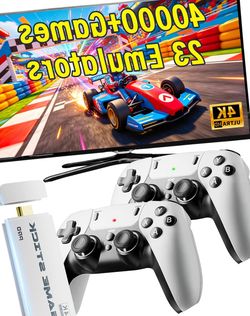 ATGSZVL Retro Gaming Console Stick Pro, 40,000+ Games, 4K HDMI