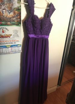Purple prom dress size 12