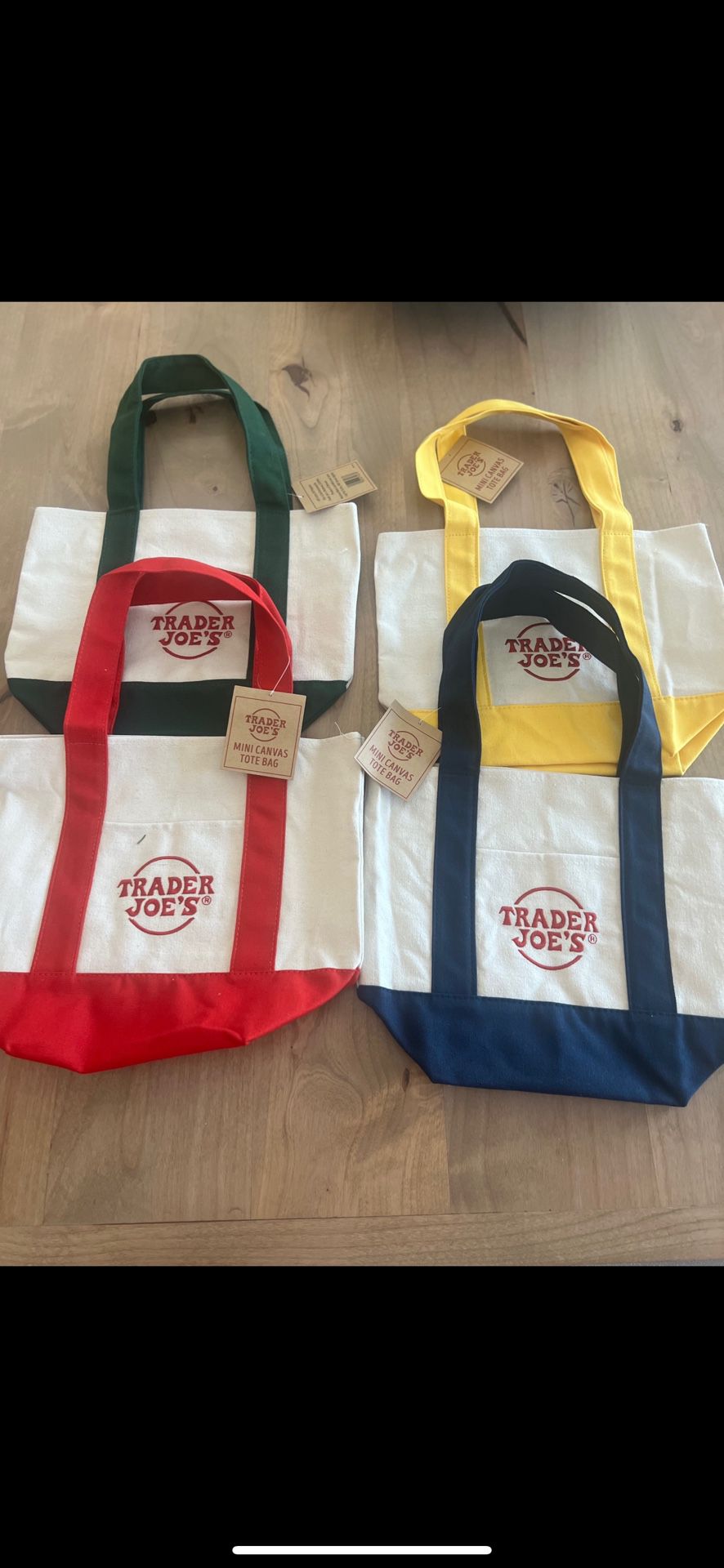 Trader Joe’s Mini Tote Bags 