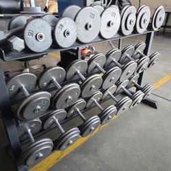 Complete Dumbbell Set – 5 to 70 lbs