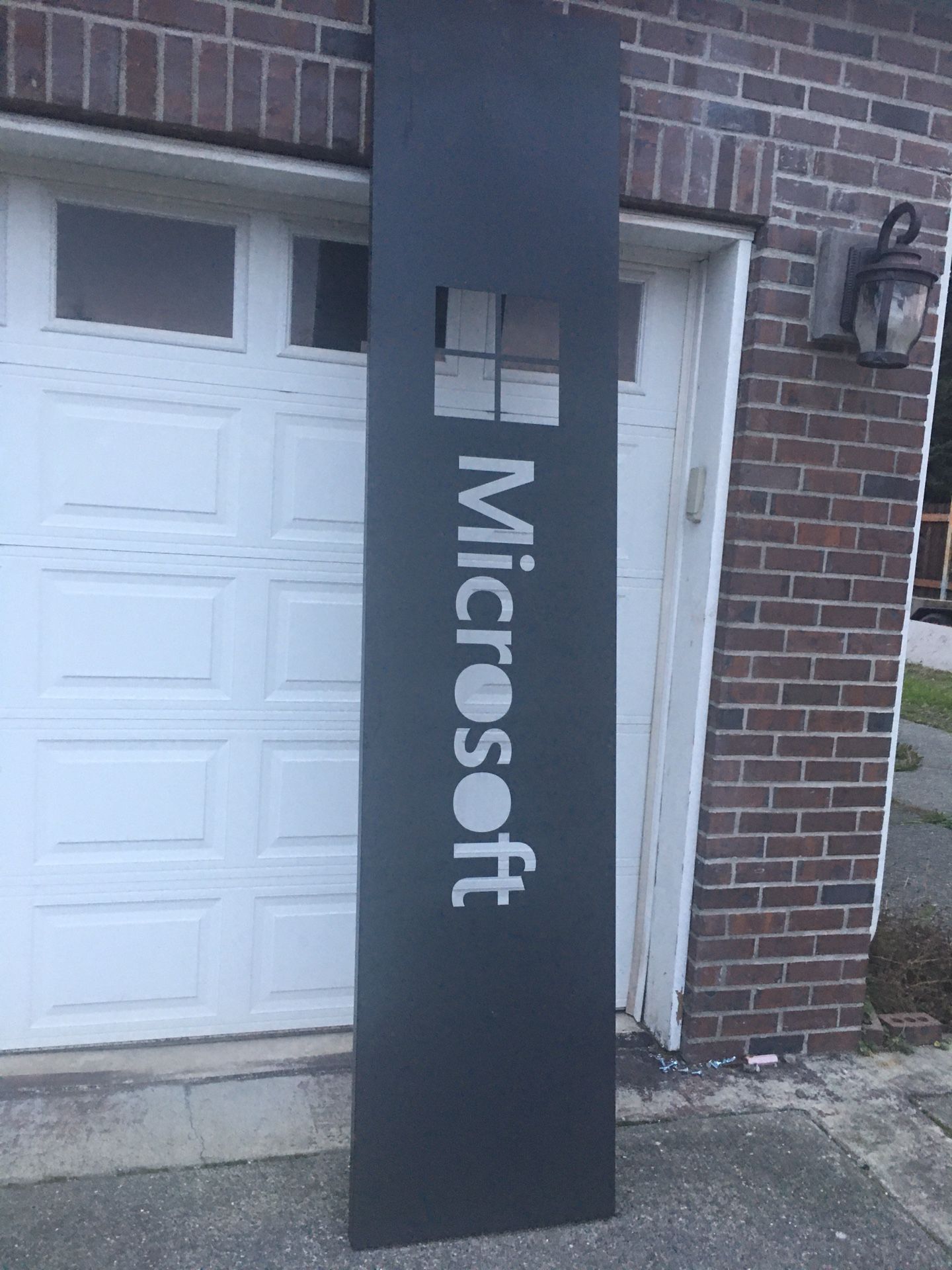 Microsoft sign memorabilia