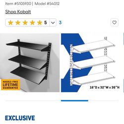 Garage/basement Shelf Organizer