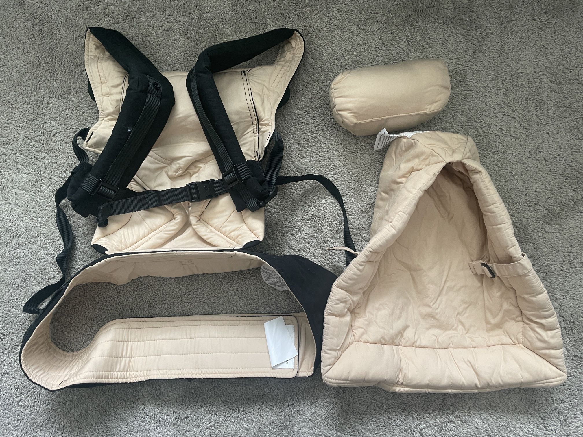 Ergobaby Front And Back Facing Baby Carrier - Black & Camel