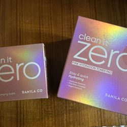 Banilla Co Toner pads & Cleansing Balm Combo