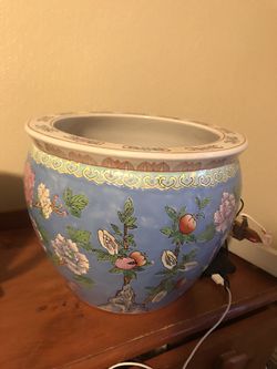 Fish flower pot jar