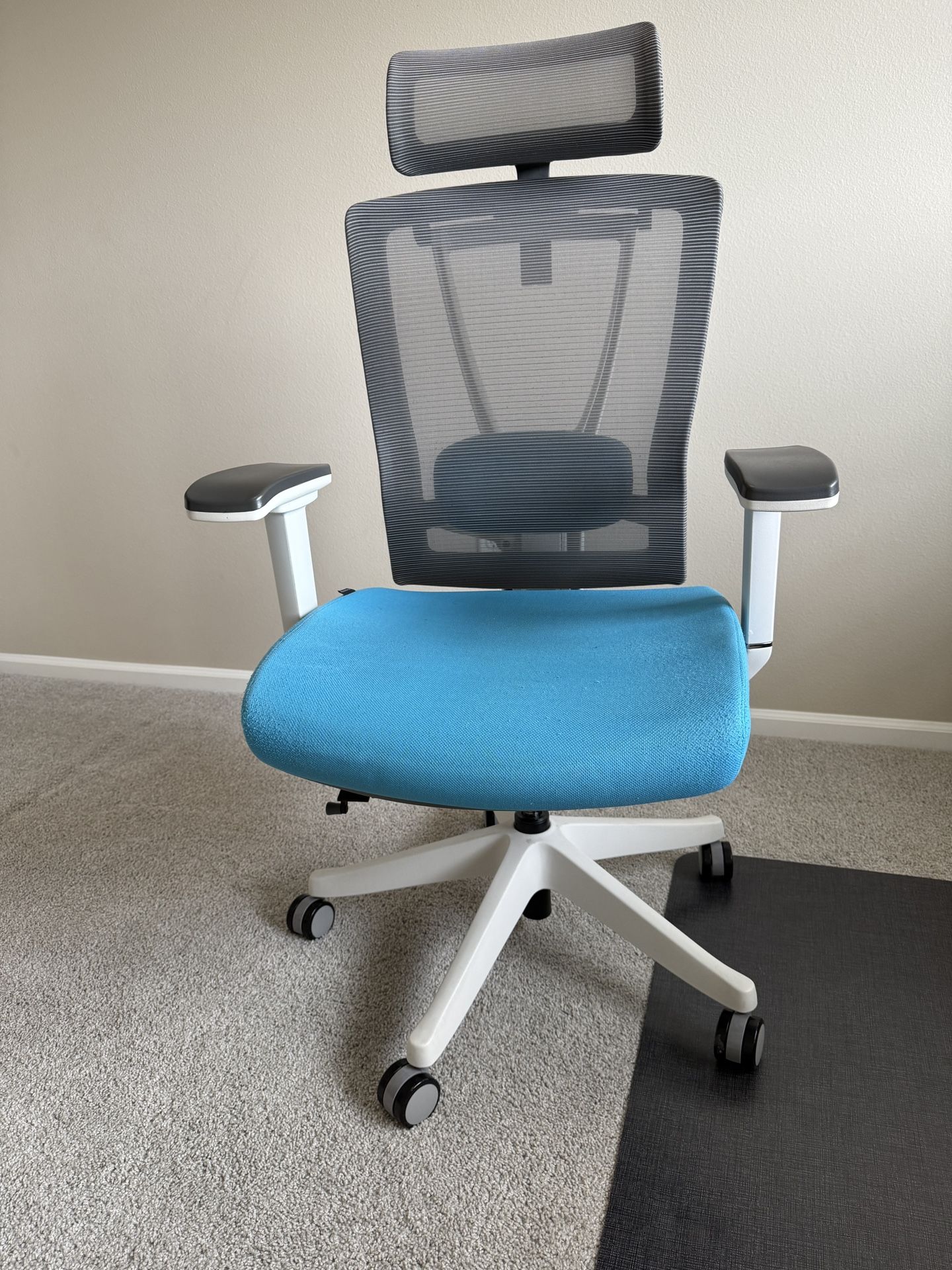 Bush Business Furnitures Office Standing Desk & Autonomous Chair