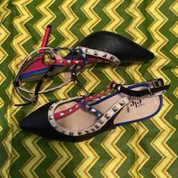 Rue21 etc, Multicolored Studded heel
