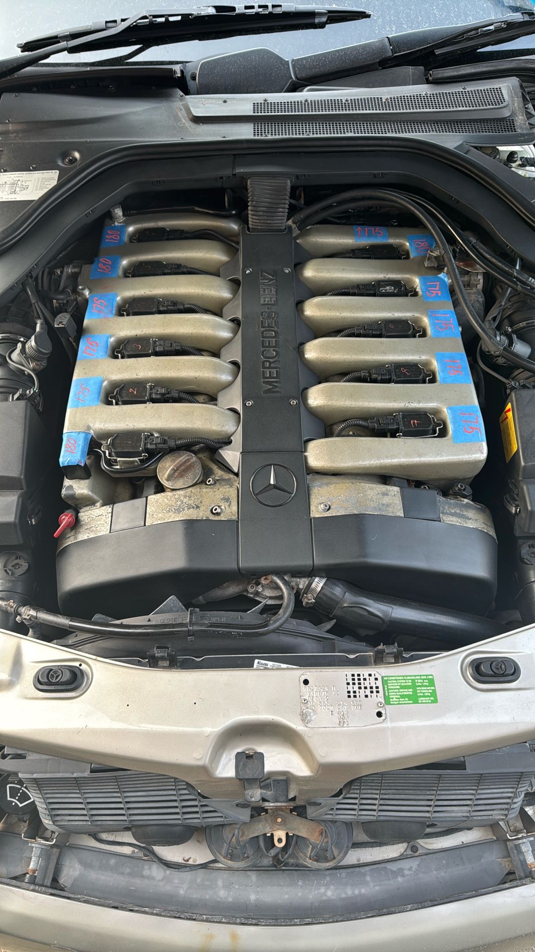 MERCEDES ENGINE M120 V12 1996