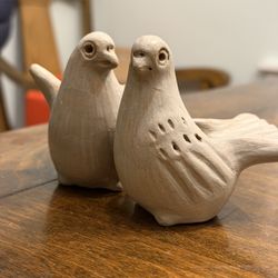 Ceramic Dove Candle Holders