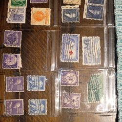 Us Postage Stamps Some Are Only 1/2 Cent They Are Old And Some Rare