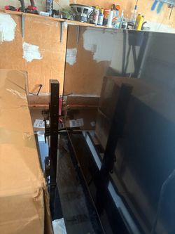 65” Phillips tv with remote & weight bench