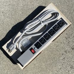 Brooks 6 Outlet Surge Protector Power Strip UL207BC 125V 15A 60Hz Mountable