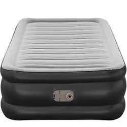  Bestway Deluxe Double High 17" Air Mattress With Built In Pump - Twin #4365 