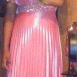 Coral Prom Dress $60