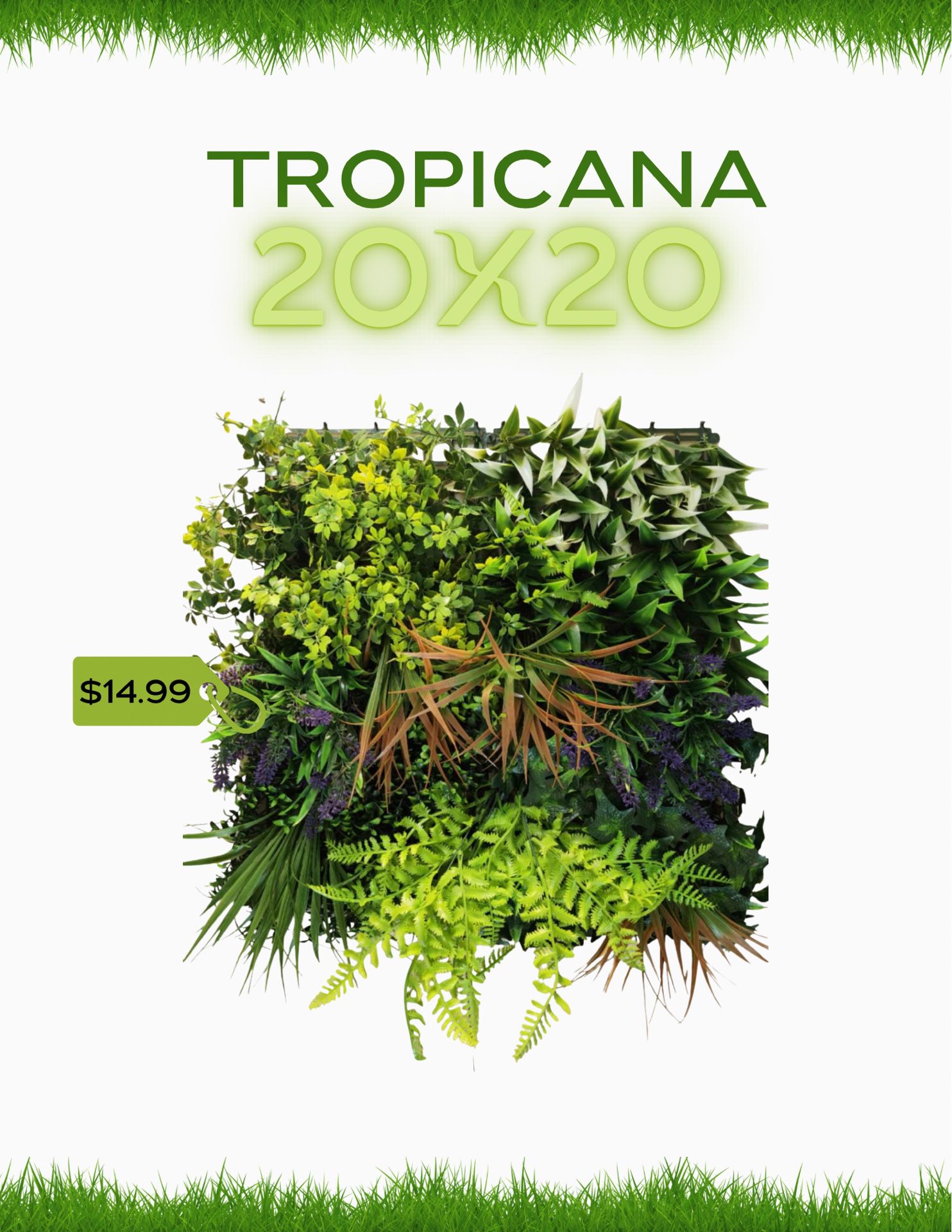 Ivy Tropicana 20x20 Panels 