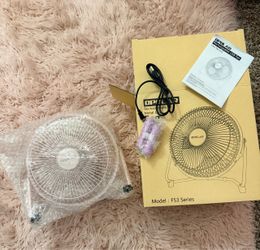 Chargeable portable fan