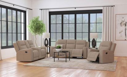 Brand New Reclining Sofa Set Only $25 Down!!!
