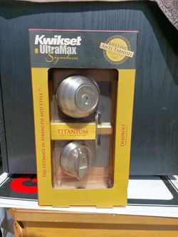 Kwikset ultramax deadbolt
