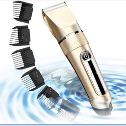 Hair Clippers for Men, Professional Hair Trimmer Set Cordless Rechargeable Led