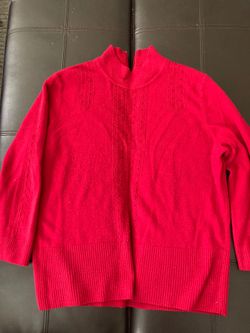 Medium red sweater shirt