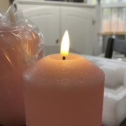 Eywamage Flameless LED Candles With Remote (pink) …  