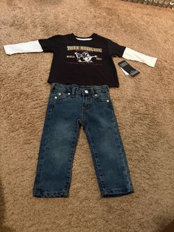 Boys True Religion Outfit Size 18 Months