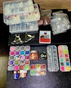 Misc nails and nail art.  Lot. Price for all