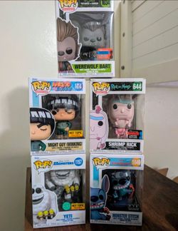 Funko Pops (Disney, The Office, Simpsons)
