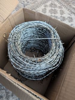 100m 1.6mm Barbed Wire - New Open Box