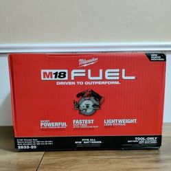 M18 Milwaukee FUEL Lithium-Ion Brushless Cordless 6-1/2 in. Circular Saw (Tool-Only)