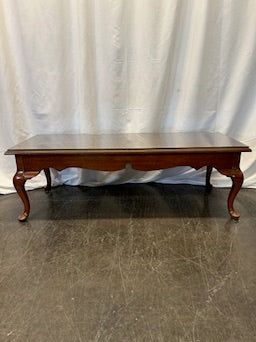 Coffee Table with Glass Overlay