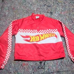 Hot Wheels Women's Red and Yellow Jacket