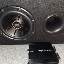 JBL Subwofer And Amplifier 