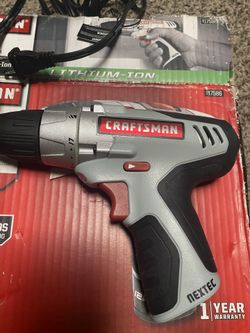 CRAFTSMAN Nextec 12V Compact Lithium Ion 3 8 2 Speed Drill Driver Kit 17586 Missing Battery for Sale in Plano TX OfferUp