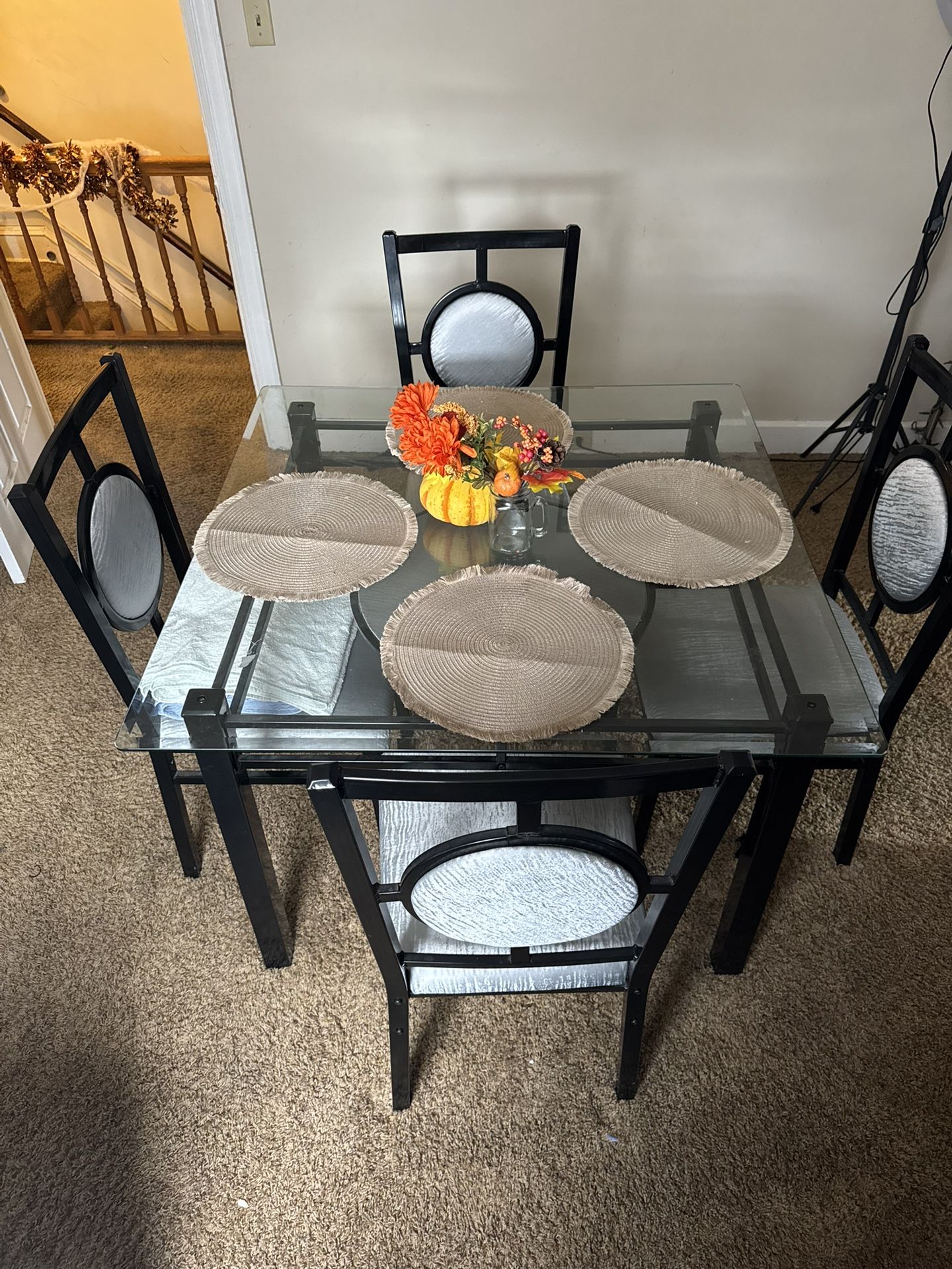 Four Seated Dining Room Table And Chairs!