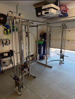 Valor Fitness Power Rack Smith Machine