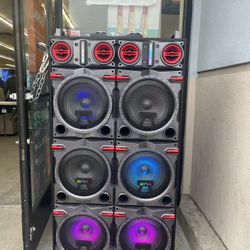 Karaoke speaker, 25000 W, 6x10” speakers