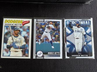 Mookie Betts Dodger Trading Cards