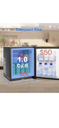 12V mini-fridge is compatible with electric vehicles, RVs, and campervans, and works with both 110V and 12V power sources.