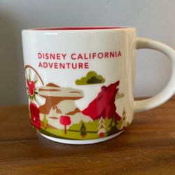 Starbucks You Are Here Mug Disney California Adventure Edition