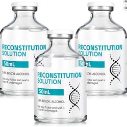 3 Pack of 50ml Precise Benzyl in Premium Glass Vials with Rubber Stoppers