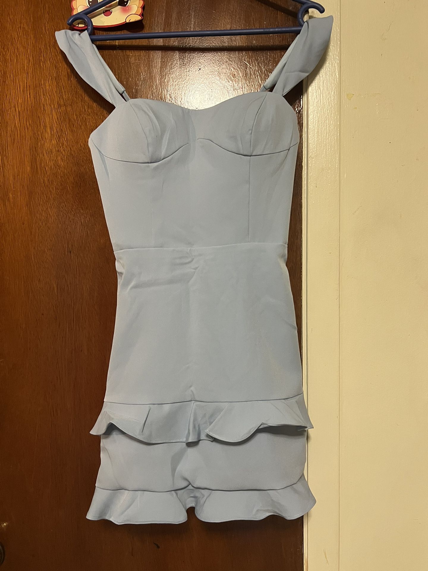 Light Blue Mini Dress