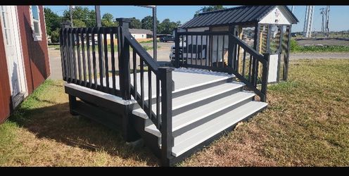 Custom treated wood deck for sale