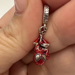 100% Authentic Silver Pandora Spiderman Charm