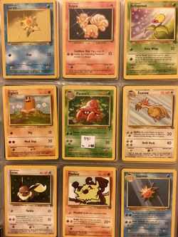 Vintage Collection of 90 Pokémon Cards NM to LP (Bundle #48)