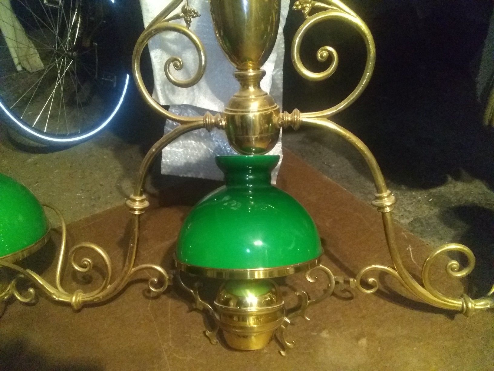 3 antique lamps